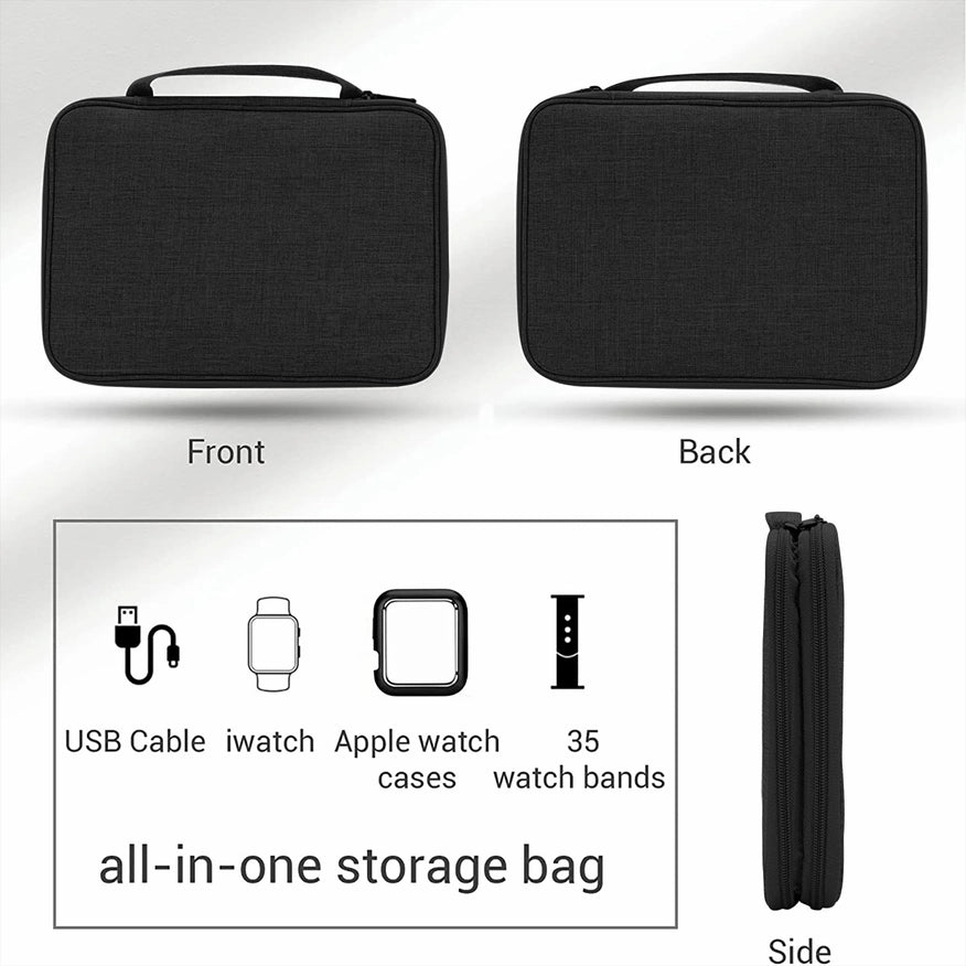 Watch Band Storage Organizer Carrying Case Holder Travel Bag