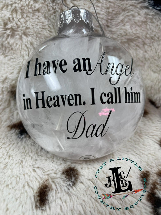 I have an angel ornament