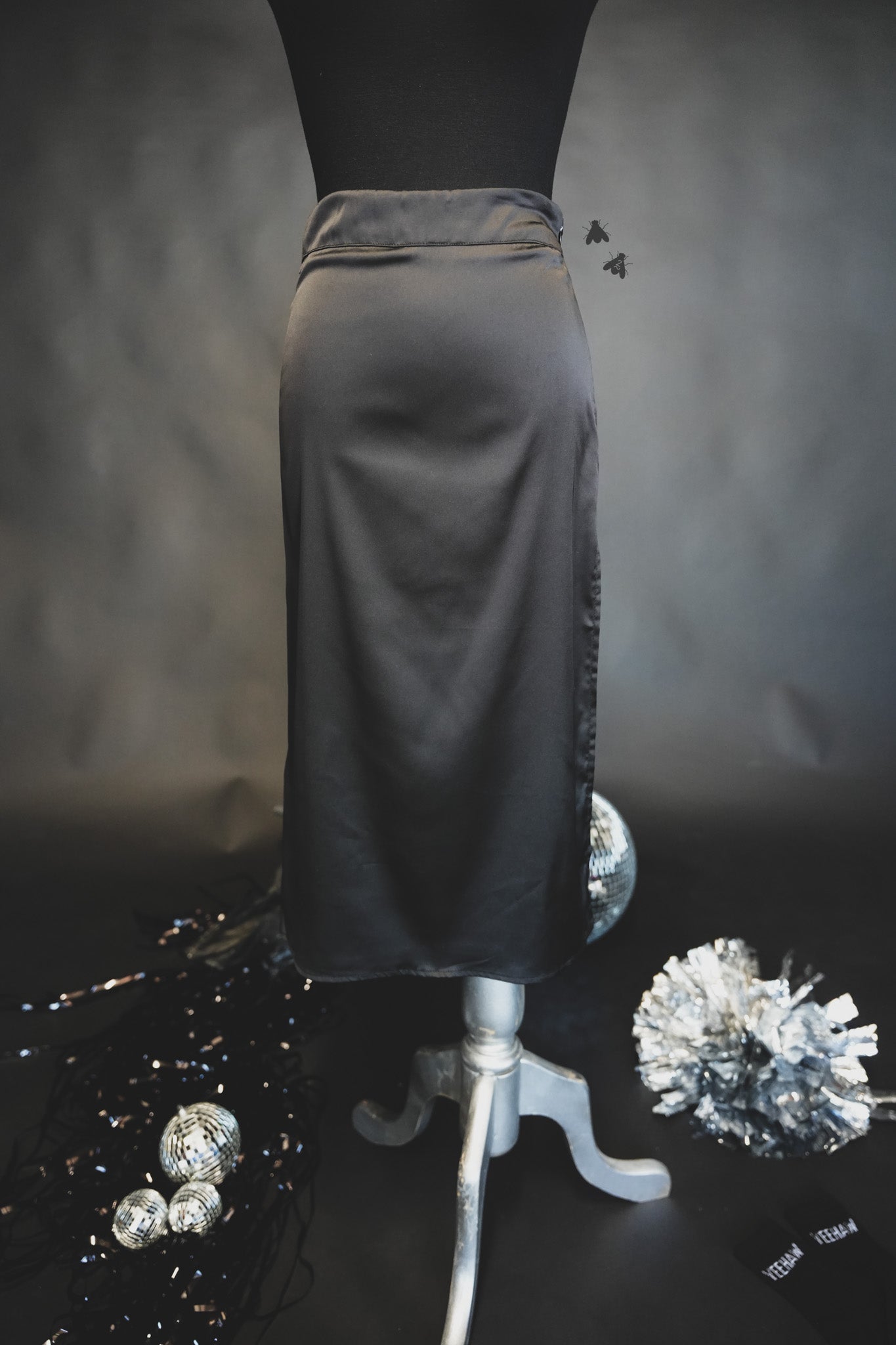 SLITASTIC SKIRT *MIDNIGHT